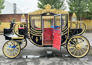Carruaje Real de Caballos, Princesa Cenicienta, Vagón Eléctrico Turístico para Bodas, de Henan, China - Product Image 6