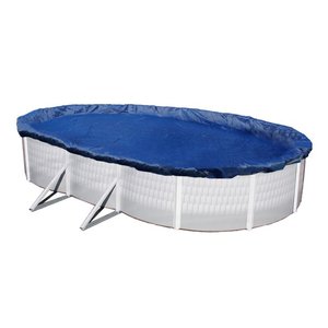 Couverture d'hiver solide Ultimate 180g/m2 pour <span class=keywords><strong>piscine</strong></span> hors sol à cadre en fibre de verre de luxe solide avec corde en acier et jardins de verrouillage de <span class=keywords><strong>fixation</strong></span> - Product Image 4