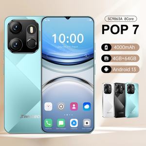 Téléphone portable POP7 4 Go + 64 Go LTE à succès, système d'origine, processeur Octa Core, écran HD, certification Google, compatible mondial - Product Image 6