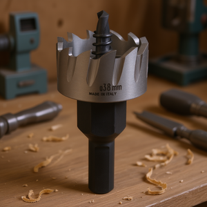 Hss Hole <b>Saw</b> 38 Mm Made In Italy For Wood Metal Drilling - Product Image 3