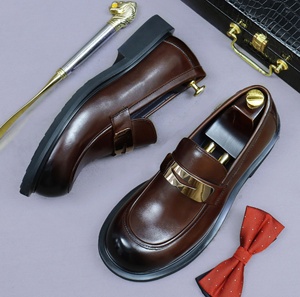 Zapatos de Vestir de Cuero Genuino, Antideslizantes, Impermeables, Transpirables, Flexibles y Elegantes para Novios, Bodas, Fiestas y Banquetes - Product Image 2