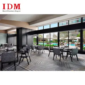 Foshan Sale Vintage Fast Food Rustic Chinese Restaurant Furniture Customized Project Contracting For Hotels