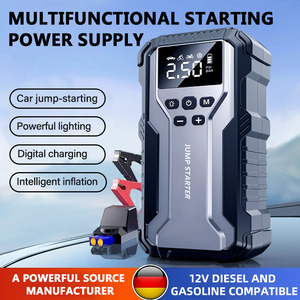 Démarreur de <span class=keywords><strong>voiture</strong></span> 2000A 12000mAh avec compresseur d'air numérique 150 PSI Charge rapide USB-C <span class=keywords><strong>Batterie</strong></span> portable Booster - Product Image 2