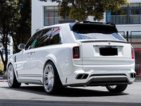 Fibre de carbone sèche de haute qualité de style M avec diffuseur arrière de lampe pour kit de carrosserie Rolls Royce Cullinan