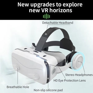 <span class=keywords><strong>Casque</strong></span> <span class=keywords><strong>VR</strong></span> 3D polarisé Sotec avec manettes, écran virtuel de 50 à 80 pouces, moule privé pour jeux sur smartphone - Product Image 1