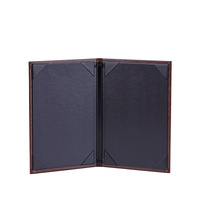 Livre de présentation de restauration personnalisé en gros, couleur et logo personnalisés, couverture de menu de restaurant de haute qualité avec MOQ de 100 pièces, marque V-ding