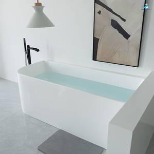 Kinglauren 150cm estilo polaco venta al por mayor mejor venta nuevo diseño acrílico blanco con desagüe baño esquina <span class=keywords><strong>bañeras</strong></span> - Product Image 1