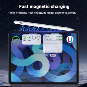 Lápiz Capacitivo para Pantalla Táctil, con Atracción Magnética, Punta Reemplazable, Plástico de Alta Precisión para Tablet, iPad y PC - Product Image 2