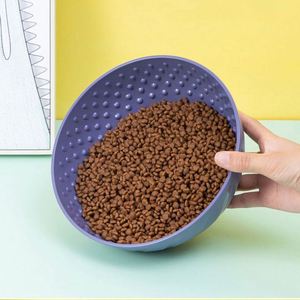 ของเล่นฝึกสมองแบบหมุนได้ 360 องศา 2 in 1 รุ่น Hot Tumbler สำหรับสุนัข ชามเลียอาหารเปียกแบบอินเทอร์แอคทีฟ ชามอาหารแบบชะลอการกิน - Product Image 2