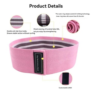 Thiết kế mới tập thể dục tập thể dục hỗ trợ đào tạo Yoga vải đàn hồi Resistance <span class=keywords><strong>Bands</strong></span> - Product Image 3