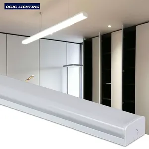 OGJG 2ft 4ft 5ft fluorescente blanco oficina tienda de perfil de aluminio de lámpara de techo led de luz