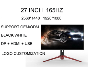 Moniteur de jeu LED IPS de 27 pouces avec fréquence de rafraîchissement de 165 Hz, temps de réponse de 5 ms, 75 % sRGB, contraste de 3000:1, DP + pour les ports, utilisation sur <span class=keywords><strong>PC</strong></span> - Product Image 6
