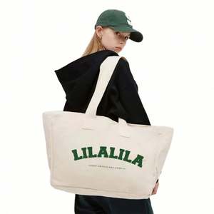 Best Selling Wholesale Foldable Reusable Shopping Grocery Large Beach Custom Women's Canvas Custom Tote Bag With logo - Product Image 1