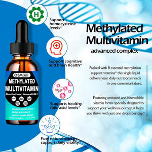 Vente en gros 60ML MY Blue Drops 1% Bleu <span class=keywords><strong>de</strong></span> méthylène liquide Compléments alimentaires Marque privée Vitamines et minéraux complexes Vente chaude <span class=keywords><strong>pour</strong></span> adultes - Product Image 5