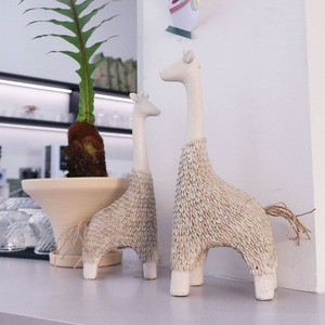 Wholesale Abstract Figurines Nordic Deer Contemporary Sculptures <strong>Art</strong> Home Decor Decorative <strong>Objects</strong> for Living Room Office Decor - Product Image 3