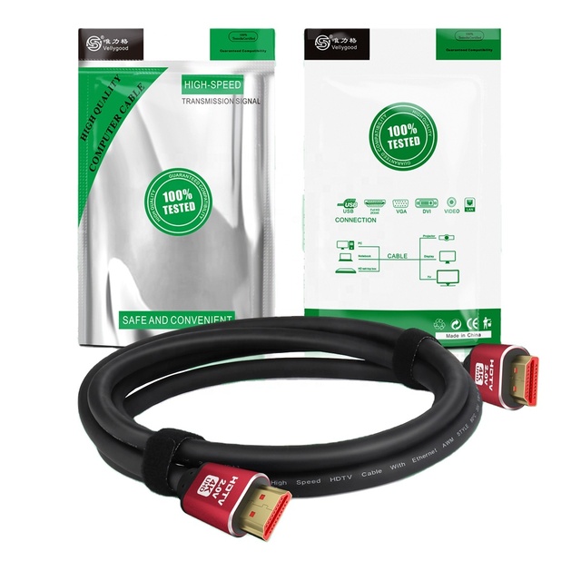 Factory Good Price Premium Black Color 2.0 HDMI 4K with Ethernet HDMI Cable for 1080/2160P