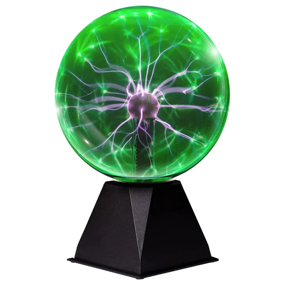Manufacturer big speaker Gift for child party voltage discovery 8 inch tesla coil decor with battery Plasma Ball