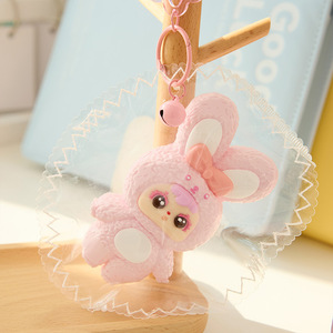Caja Sorpresa de Tres Pequeños Peluches Adorables, Colgante de Silicona Antiestrés, Llavero de Muñeca de Dibujos Animados para Niños - Product Image 3
