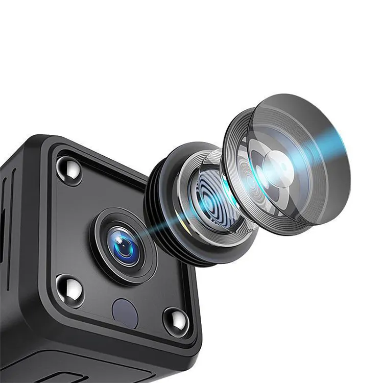 Mikro WIFI HD vücut DVNight görüş IP ev güvenlik Video kamera bisiklet DVR manyetik klip 1080P Mini kamera ile Smartphone App