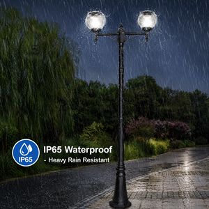 ไฟเสาโซลาร์ LED แบบ IP65 สไตล์โมเดิร์น ผลิตตามสั่งสำหรับสวนสาธารณะ ลานบ้าน ถนน บ้านพักตากอากาศ สนามหญ้า และตกแต่งภูมิทัศน์ - Product Image 4