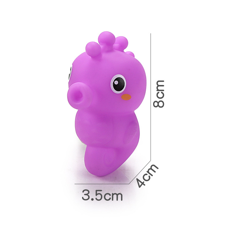 Caballito de mar morado