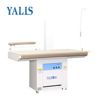 Table de repassage à vapeur commerciale avec chaudière intégrée | Table de pressage de vêtements professionnelle pour l'usine de tailleur de blanchisserie