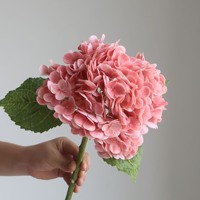 Fleurs artificielles Grand Hortensia sensation réaliste Hortensia Hôtel Artificielle décoration florale de mariage décoration de célébration de mariage