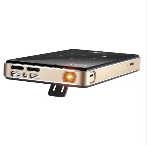 Portable Smart Android 9 4K Projector with Built-in Battery for Home Theatre System