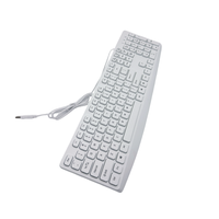 Clavier filaire USB 104 touches le moins cher, ultra-fin et silencieux pour ordinateur de bureau et domicile, prix de gros direct usine