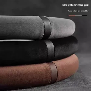 MELCO Housse de <span class=keywords><strong>volant</strong></span> en velours suédé toutes saisons, nouvelle, simple, pratique, absorbant la transpiration, antidérapante - Product Image 2