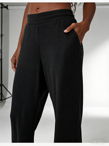Completo <span class=keywords><strong>Donna</strong></span> di Alta Qualità: <span class=keywords><strong>Felpa</strong></span> a Collo Alto Manica Lunga e Pantaloni Casual per Yoga e Fitness - Product Image 4