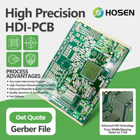 Fabricante Profesional Integral de PCB HDI OEM, Fabricante de PCBA, Acabado de Superficie ENIG de 10 Capas