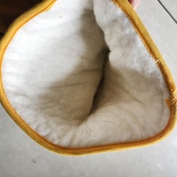 Gant de four industriel en cuir de vachette résistant aux basses températures, à la chaleur, imperméable, durable, avec doublure épaisse