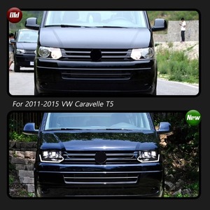 Faros Delanteros HETOP para <span class=keywords><strong>Caravelle</strong></span> <span class=keywords><strong>T5</strong></span> 2010-2015, Lentes LED, Actualización de Luces Delanteras, Accesorios para Automóviles, Gran Venta, Plug and Play, DRL para Volkswagen - Product Image 2
