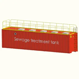 Efficient treatment Integrated sewage treatment equipment corrosion-resistant material durable