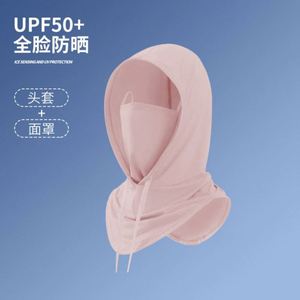 Pasamontañas de Seda Helada para Verano, Protección UV Completa para Exteriores, Ligero y Transpirable, con Orejeras, Protector Solar para Ciclismo para Hombre - Product Image 2
