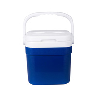 Boîte isotherme portable en plastique de qualité alimentaire, à longue rétention de froid, hermétique et anti-fuite, pour le stockage de glace en extérieur