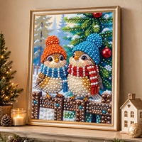 Kit de peinture diamant 5D perle, motif oiseau mignon, artisanat de décoration intérieure de luxe, livraison directe du fabricant
