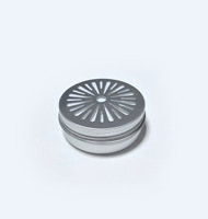 Boîte en aluminium fileté universelle de 60 g - Boîte à thé - Emballage d'aromathérapie - Boîte en aluminium creuse