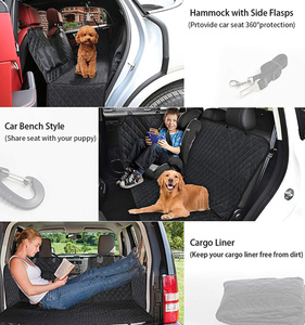 OEM ODM Offre Spéciale Imperméable Durable Anti-rayures Antidérapant SUV Voitures <span class=keywords><strong>Chien</strong></span> de compagnie Housses de <span class=keywords><strong>voiture</strong></span> Protecteur de siège avec fenêtre de visualisation en maille - Product Image 2