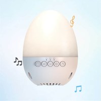 Produits pour bébés durables, lumière LED RGB, lumière chaude, volume réglable, lecteur de musique, haut-parleurs portables, maison intelligente