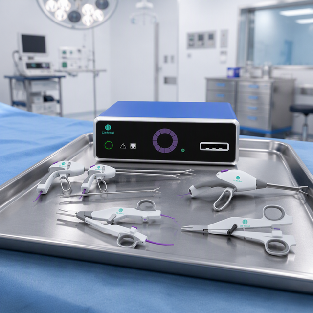 Top Quality 10mm Laparoscopic Sealer Blunt Tip Coagulation Cut for Colorectal Surgery Works with Ligasure