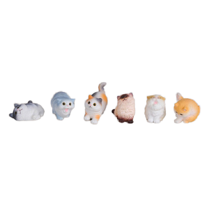 Wholesale Resin Cute Kitten <b>Miniature</b> Model Doll House Landscape Decor Figurine Handmade DIY Decor Atmosphere Props - Product Image 1