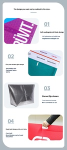 Đầy Màu sắc Nude hồng 2 mil Poly Túi bong bóng không thấm nước co-ép đùn phim bong bóng phong bì cho <span class=keywords><strong>Express</strong></span> quần áo bao bì thanh lịch - Product Image 5