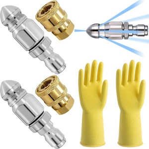 उच्च दबाव वाली धातु कार वॉशर नोजल त्वरित कनेक्ट स्टेनलेस स्टील जेट टिप मॉडल K22-9-18-2 6*1.7 2.5 सेमी - Product Image 4