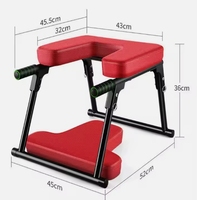 Tabouret à main inversé chaise de Yoga pliante bureau à domicile équipement de Fitness banc de Yoga matériau PU exercice d'inversion de Yoga