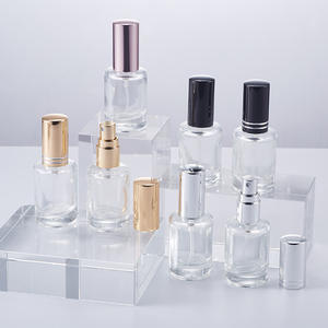 Dicke Runde Mini 5ml 8ml 10ml Parfüm-Dekanter Zylindrische Nachfüllbare Parfüm-Glasflaschen - Product Image 1