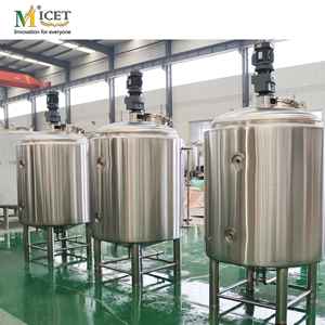 माइक्रोट 1000l 2000l स्टेनलेस स्टील मिश्रण टैंक पेय पदार्थों के साथ मिक्सर रस सोडा पानी भंडारण टैंक - Product Image 3