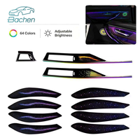 Kit d'éclairage d'ambiance LED 64 couleurs pour garniture de porte BMW Série 3 (2013-2019) F30 F31 F34 F36 – Lumière flottante décorative intérieure