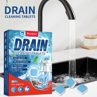 Best-seller Jaysuing Toilet Kitchen Pipe Anti Colmatage Dissoudre les taches d'huile Tuyau de drainage des cheveux Blocage Poudre débouchante